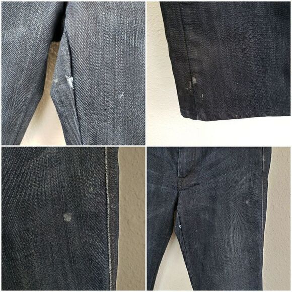 7 for all mankind "A" pocket blue jeans - Picture 8 of 8